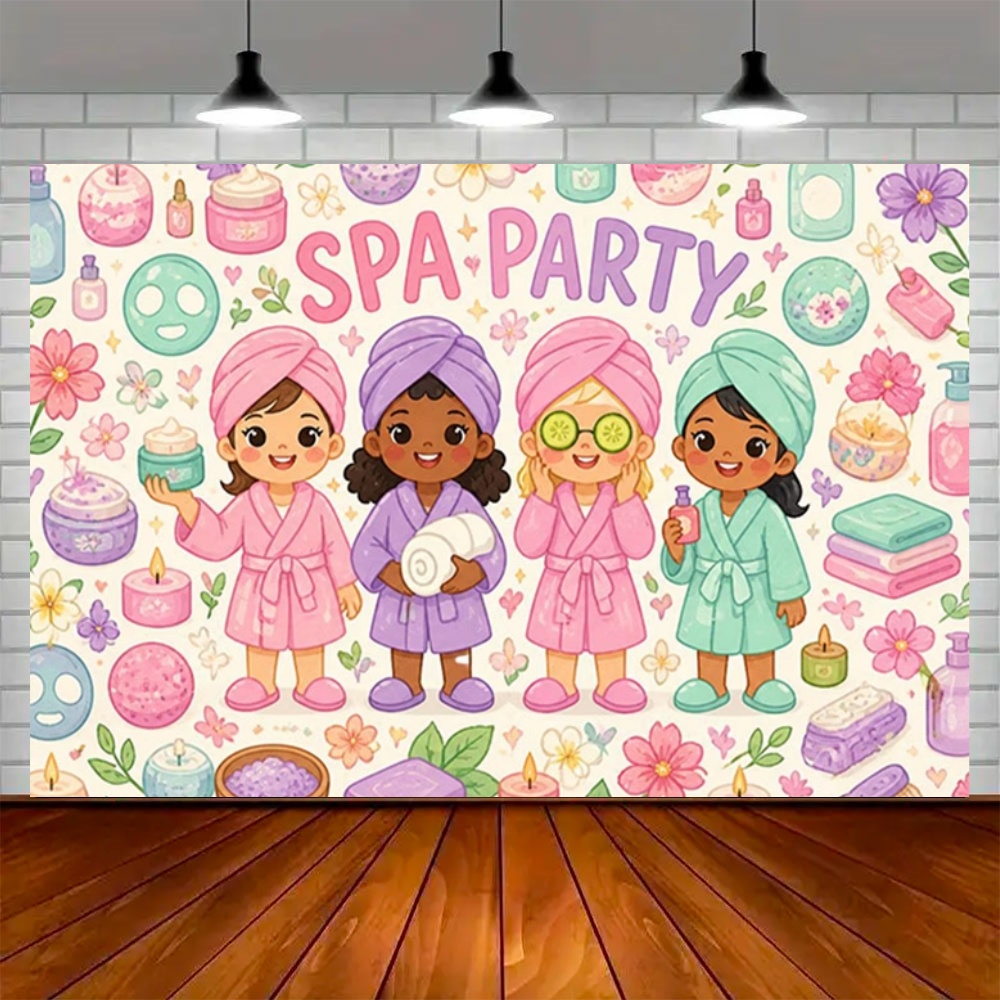 Spa Party Decoration Backdrop  - đánh giá và giá Photography Cheat Sheet