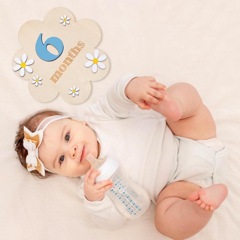 [J] Wooden Baby Monthly Milest - đánh giá và giá Photography Cheat Sheet