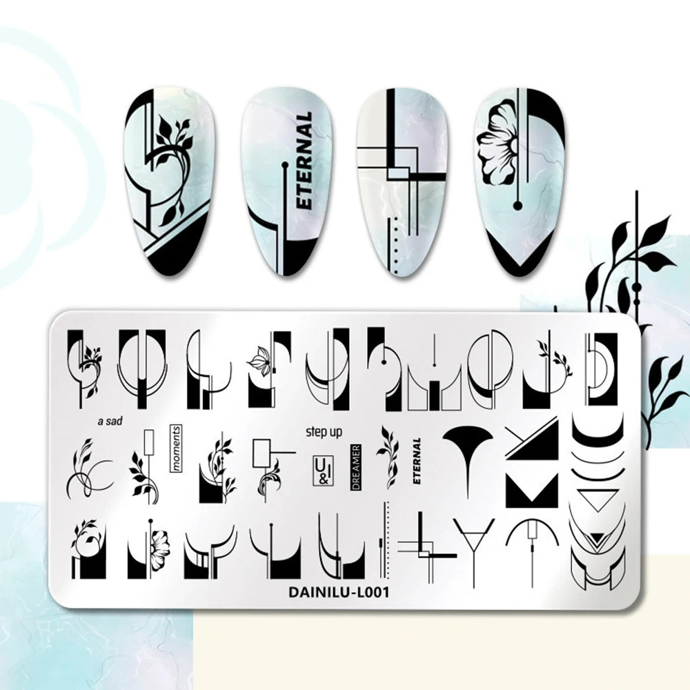 1PC Geometric Pattern Nail Sta - đánh giá và giá Photography Geometry