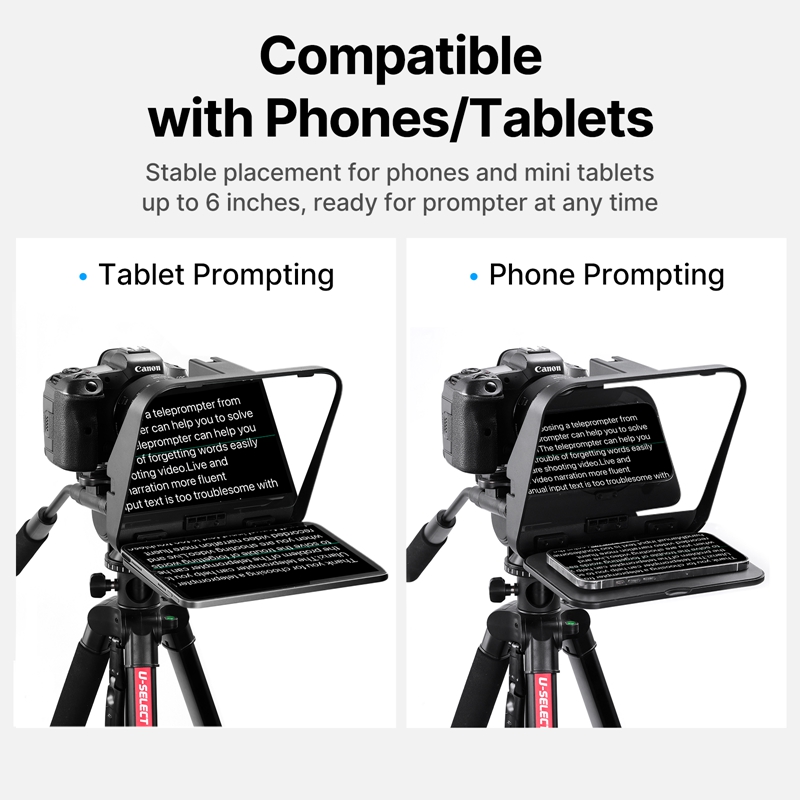 Ulanzi Mini Di Động Teleprompt - đánh giá và giá Photography Prompt